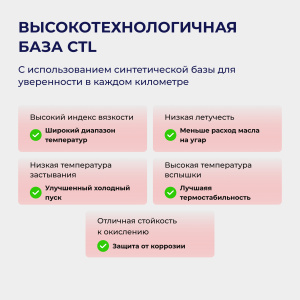 Масло моторное МОТОРДЕТАЛЬ ЭКСПЕРТ CNG 6000 10W-40 API CF-4 205л